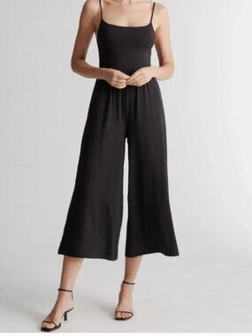 quince tencel jersey wide leg jumpsuit